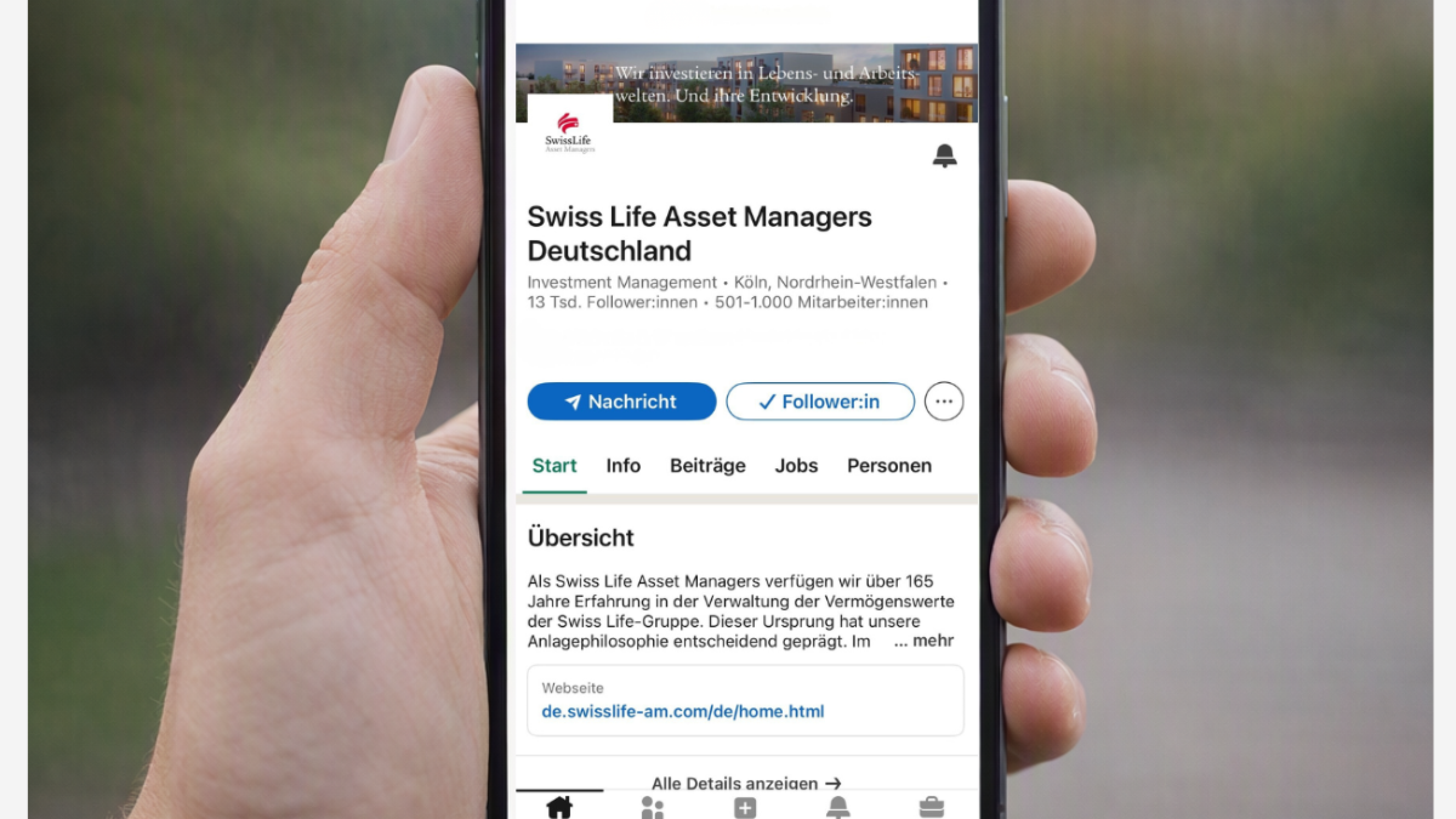 Folgen Sie uns auf LinkedIn